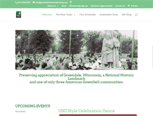 Tablet Screenshot of greendalehistoricalsociety.org